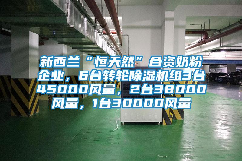 新西蘭“恒天然”合資奶粉企業(yè)，6臺(tái)轉(zhuǎn)輪除濕機(jī)組3臺(tái)45000風(fēng)量，2臺(tái)38000風(fēng)量，1臺(tái)30000風(fēng)量