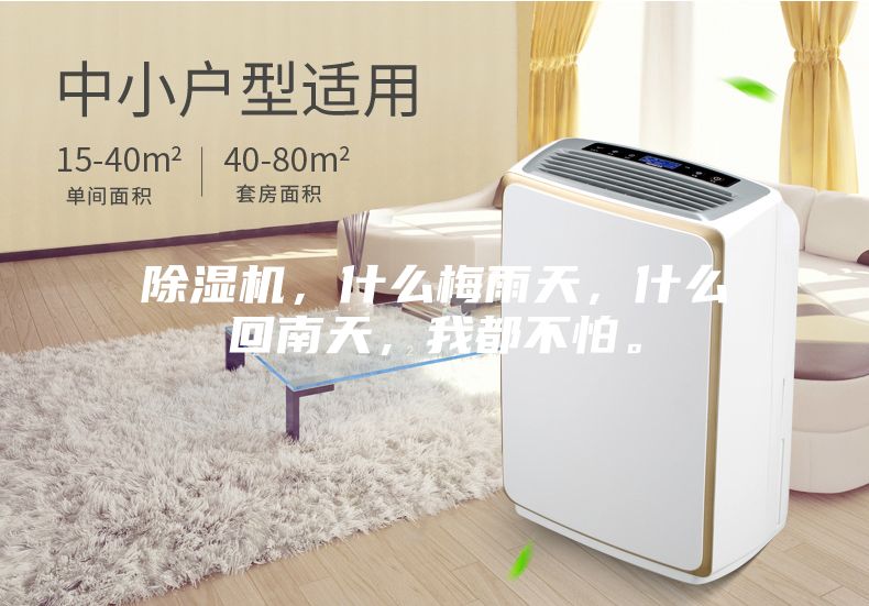 除濕機，什么梅雨天，什么回南天，我都不怕。