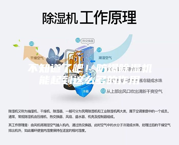 不知道了吧！防爆除濕機(jī)能起到這么多的作用