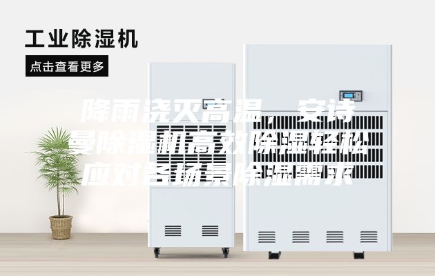 降雨澆滅高溫，安詩曼除濕機高效除濕輕松應(yīng)對各場景除濕需求