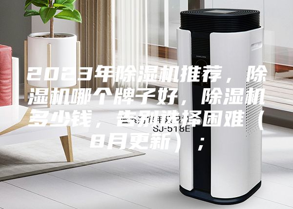 2023年除濕機推薦，除濕機哪個牌子好，除濕機多少錢，告別選擇困難（8月更新）；
