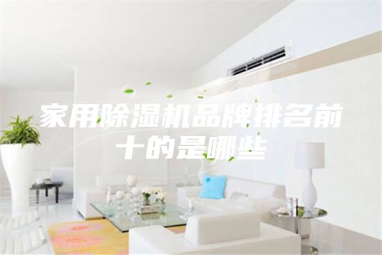 家用除濕機(jī)品牌排名前十的是哪些
