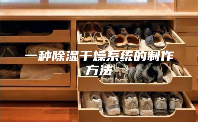 一種除濕干燥系統(tǒng)的制作方法