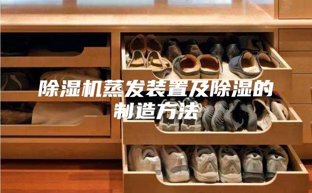 除濕機(jī)蒸發(fā)裝置及除濕的制造方法