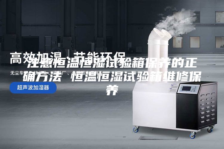 注意恒溫恒濕試驗箱保養(yǎng)的正確方法 恒溫恒濕試驗箱維修保養(yǎng)