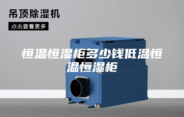 恒溫恒濕柜多少錢低溫恒溫恒濕柜