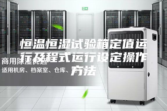 恒溫恒濕試驗箱定值運(yùn)行及程式運(yùn)行設(shè)定操作方法